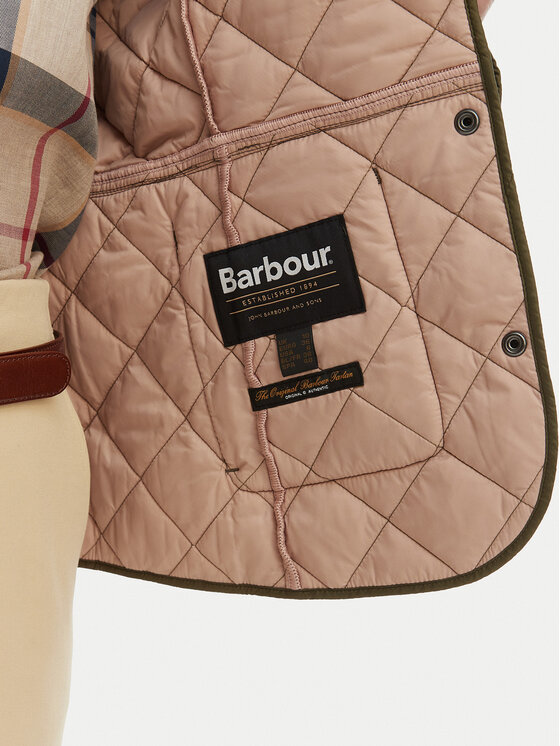 Barbour Barbour Demisezoninė striukė Deveron LQU1012OL51 Žalia Regular Fit