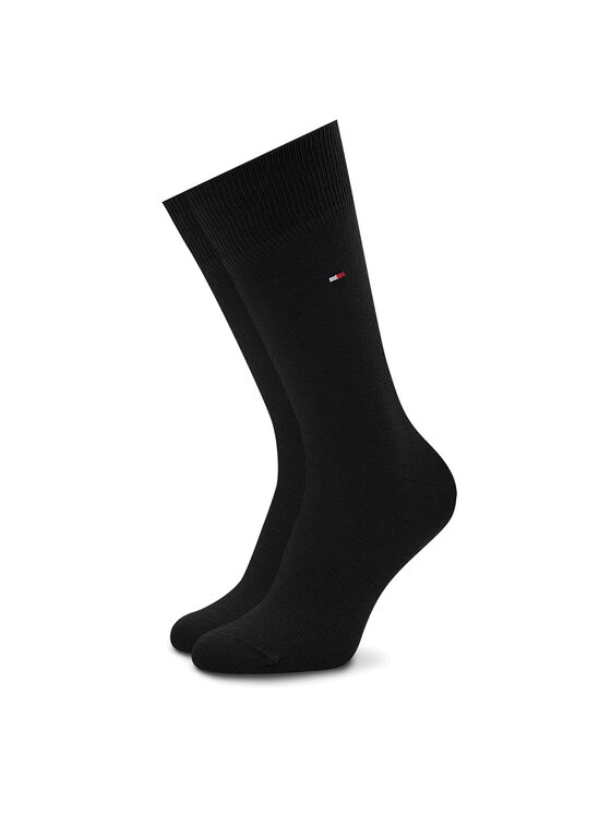 Tommy Hilfiger Tommy Hilfiger Zestaw 4 par wysokich skarpet męskich 701220146 Czarny