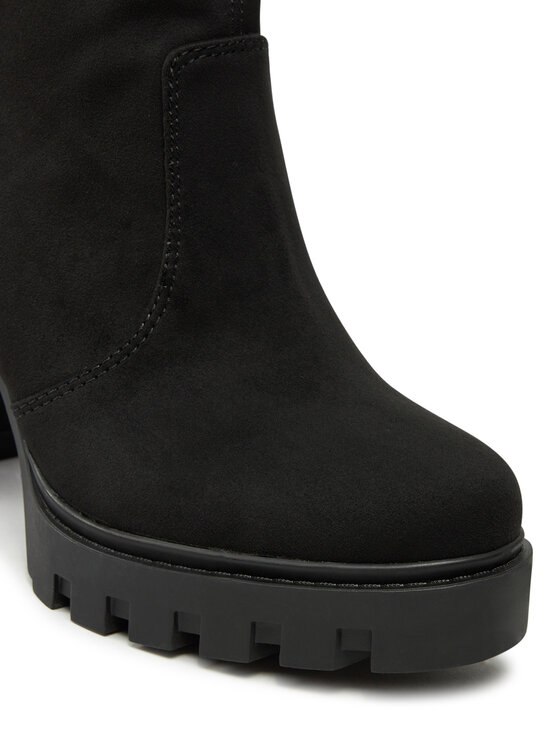 Calvin Klein Jeans Calvin Klein Jeans Ботильйони Heel Platform Zip Boot Ss YW0YW01601 Чорний