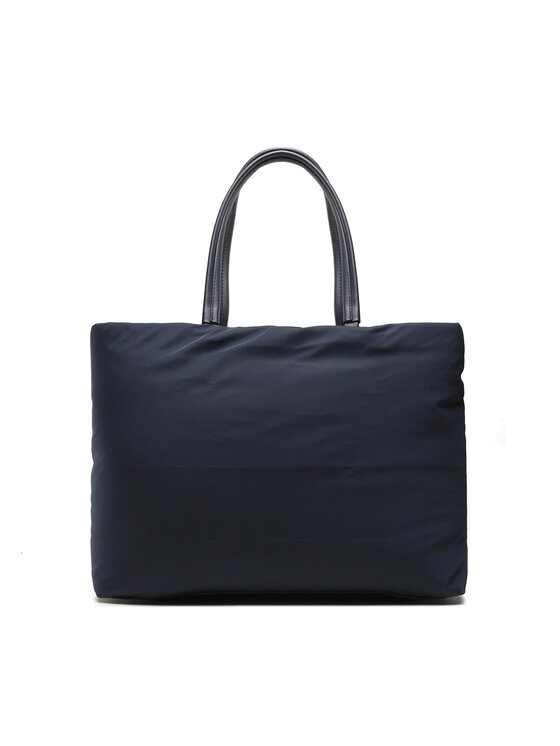 Tommy Hilfiger Tommy Hilfiger Дамска чанта Relaxed Th Tote Cropp AW0AW10927 Тъмносин