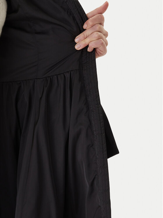 Elisabetta Franchi Elisabetta Franchi Παλτό χειμωνιάτικο PI-86Z-56E2-V790 Μαύρο Regular Fit