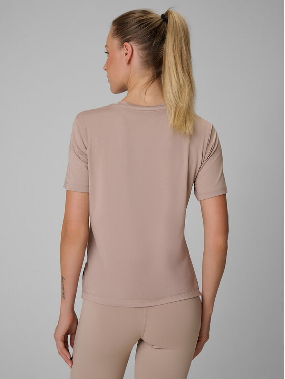 4F 4F Koszulka techniczna BASIC+ Beżowy Loose Fit
