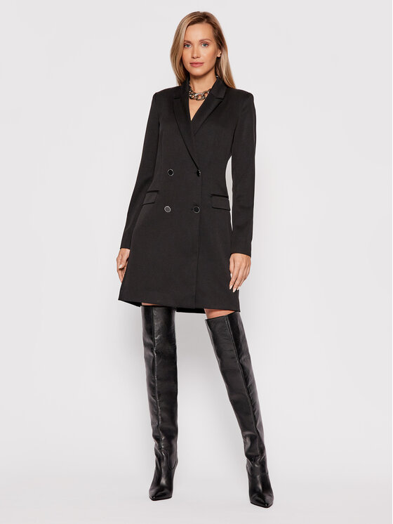 Guess Guess Коктейлна рокля Emmanuela W1BK02 W5D20 Черен Slim Fit
