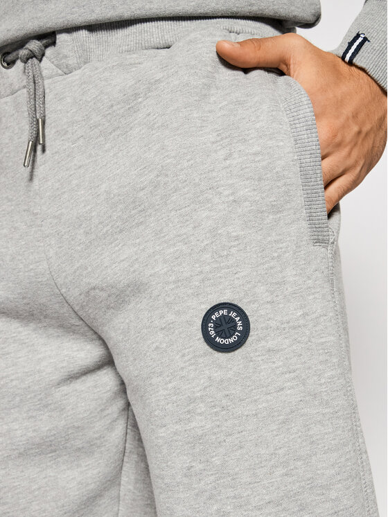 Pepe Jeans Pepe Jeans Spodnie dresowe Aaron PM211429 Szary Regular Fit
