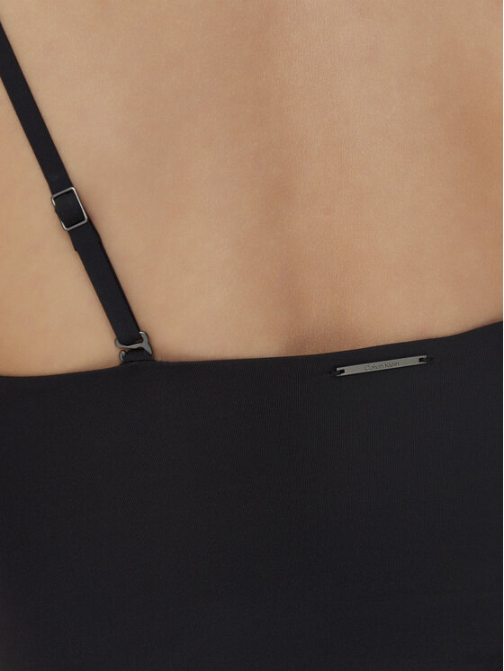 Calvin Klein Swimwear Calvin Klein Swimwear Kupaći kostim Bandeau One Piece-Rp KW0KW02709 Crna