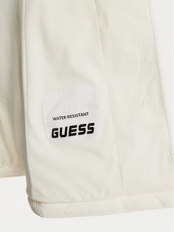 Guess Guess Kurtka puchowa New Aleta V4YL05 WF3X0 Écru Regular Fit