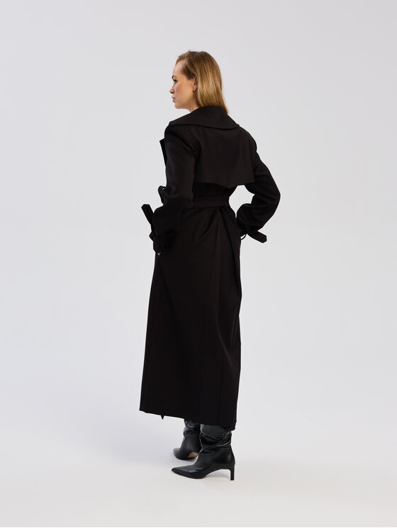 Marlu Marlu Trencz ALMAGO Czarny Oversize