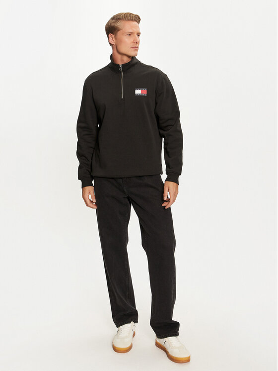 Tommy Jeans Tommy Jeans Felpa Entry DM0DM20592 Nero Regular Fit