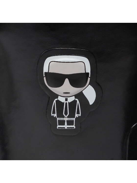 KARL LAGERFELD KARL LAGERFELD Gumicsizma KL47073 Fekete