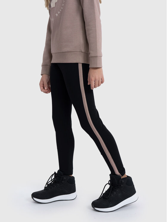 4F Legíny 4FJAW23TTIGF094 Čierna Slim Fit