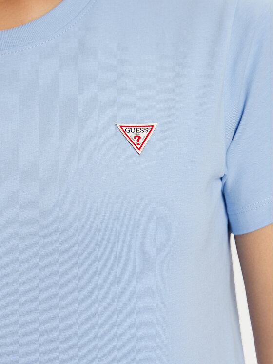 Guess Jeans Guess Jeans T-Shirt W4YI10 J1314 Modrá Regular Fit