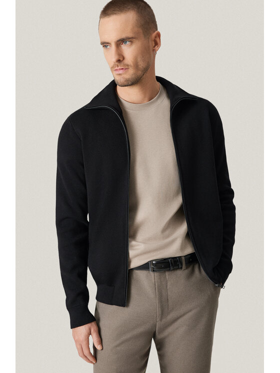 Próchnik Próchnik Sweter PM18 SW073225000119 Czarny Regular Fit