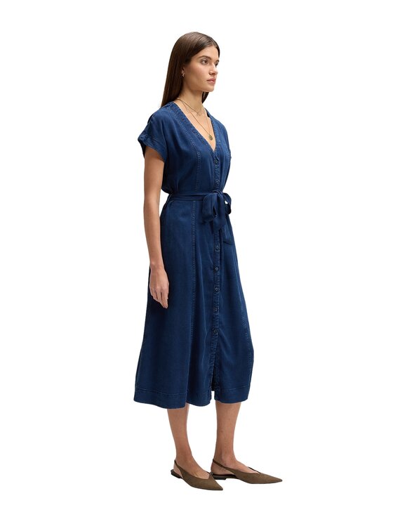 Lee Lee Sukienka jeansowa 112376936 Granatowy Regular Fit