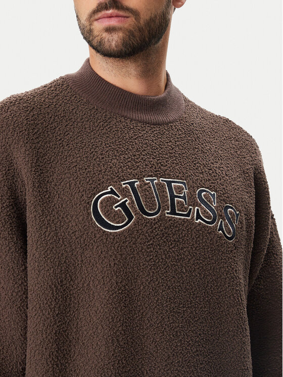 Guess Guess Μπλούζα Z6BR02 Z1741 Καφέ Oversize