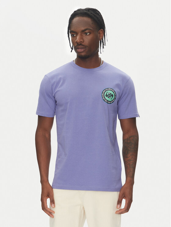 Quiksilver Quiksilver T-särk Circle Back Ss EQYZT08054 Lilla Regular Fit