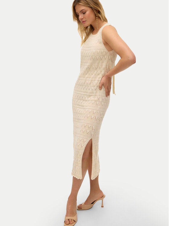Vero Moda Vero Moda Ljetna haljina Bali 10302925 Écru Regular Fit
