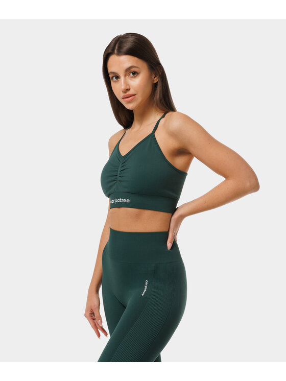 Carpatree Carpatree Biustonosz sportowy Allure Bra Zielony
