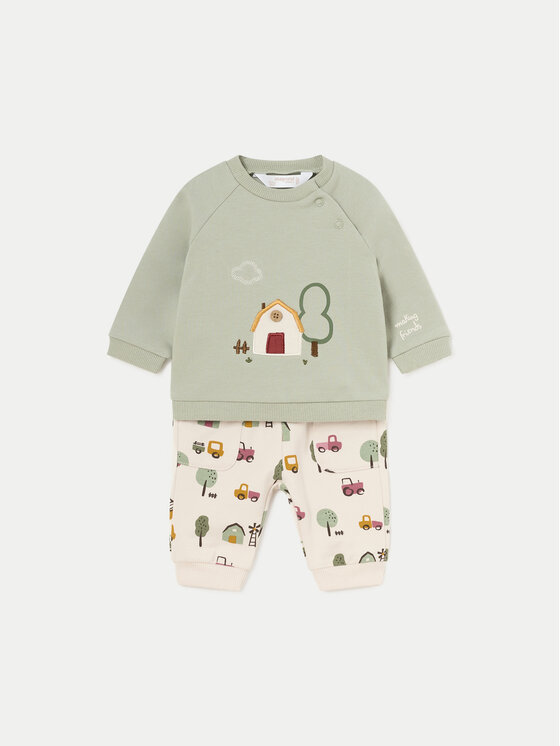 Mayoral Mayoral Set trenerka 2625 Zelena Regular Fit
