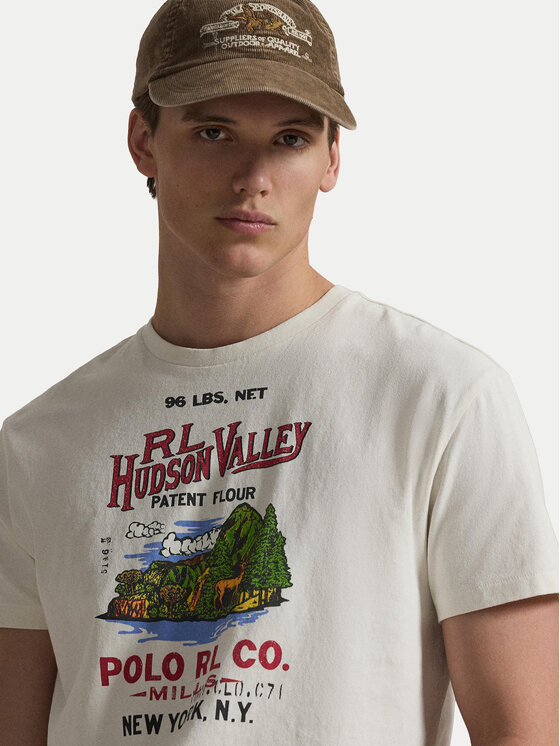 Polo Ralph Lauren Polo Ralph Lauren T-shirt 710P04979001 Bianco Classic Fit