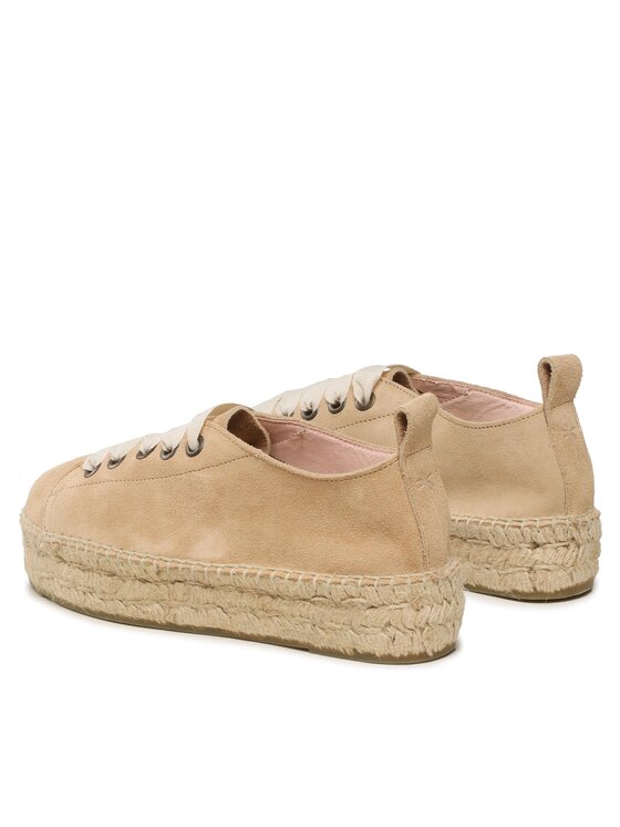 Manebi Manebi Εσπαντρίγιες Lace-Up Espadrilles K 1.1 E0 Μπεζ
