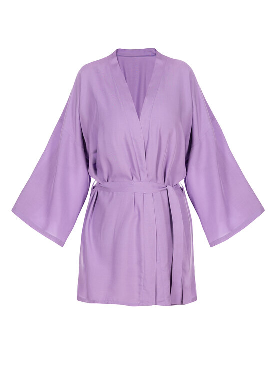 Miss Lou Miss Lou Accappatoio da spiaggia O-SP2-FL Viola