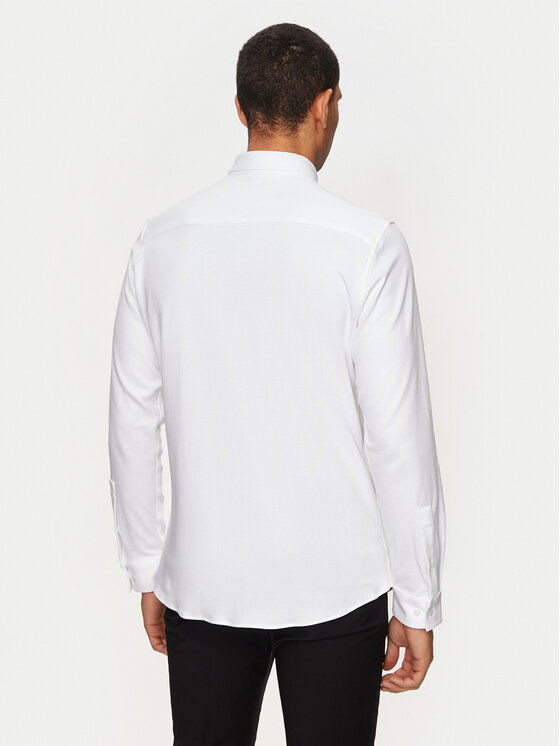 Calvin Klein Calvin Klein Koszula K10K113339 Biały Slim Fit