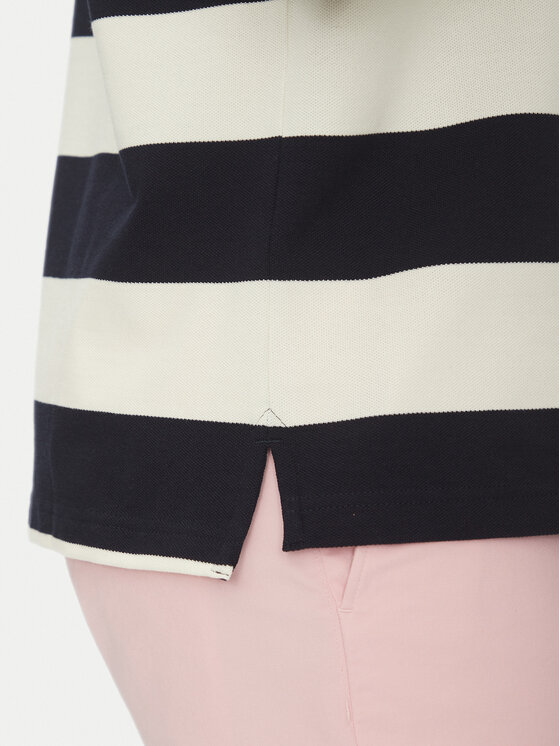 Tommy Hilfiger Tommy Hilfiger Polo MW0MW39045 Granatowy Regular Fit