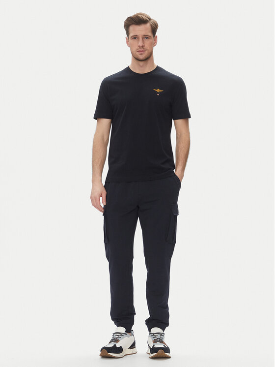 Aeronautica Militare Aeronautica Militare Donji dio trenerke 251PF860F459 Tamnoplava Regular Fit