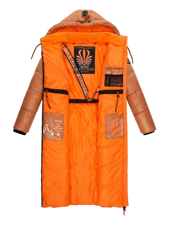 Navahoo Navahoo Kurtka zimowa Schmuseengel Brązowy Regular Fit