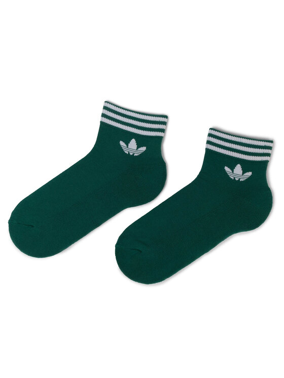 adidas Set di 3 paia di calzini corti unisex Tref Ank Sck Hc EE1154 Verde
