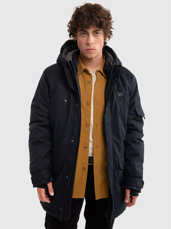 BIG STAR BIG STAR Kurtka przejściowa PERLOC_906_130 Czarny Basic Fit