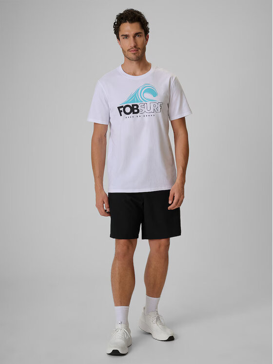 4F 4F T-Shirt FOB SUMMER Biały Regular Fit