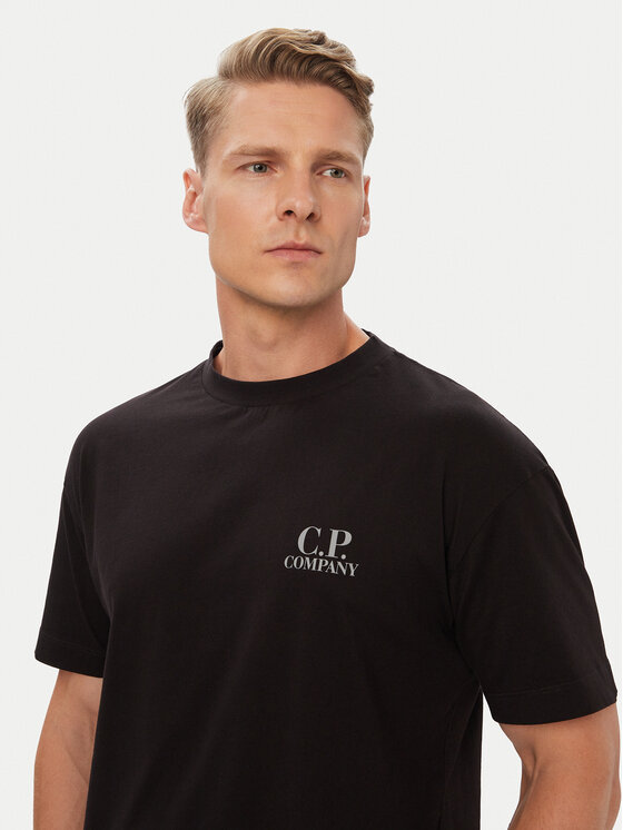 C.P. Company C.P. Company T-Shirt 21CMTS135A005100W Czarny Regular Fit