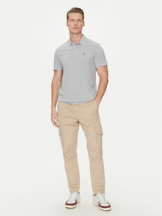 Napapijri Napapijri Polokošile Ealis NP0A4H8B Šedá Regular Fit