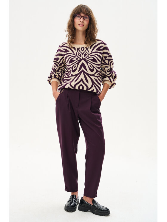blue shadow blue shadow Sweter Pegy Beżowy Regular Fit