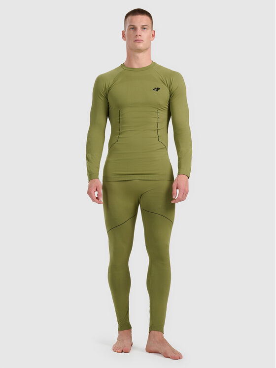 4F 4F Bielizna termoaktywna dolna APRES SKI Khaki