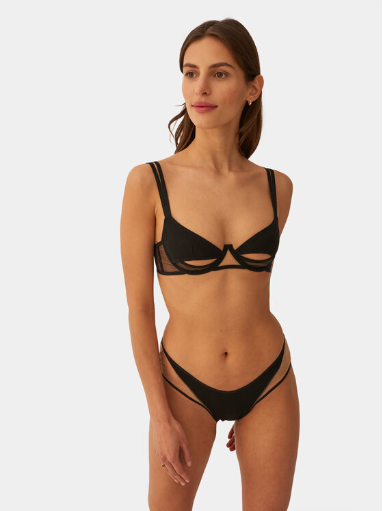 Undress Code Undress Code Podprsenka Balconette Fantasie 457 Černá