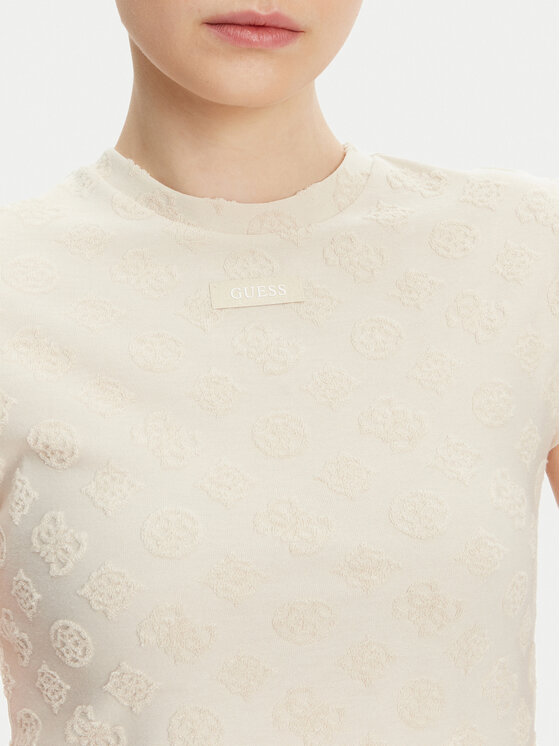 Guess Guess Ежедневна рокля V5GK07 KCT02 Бежов Regular Fit