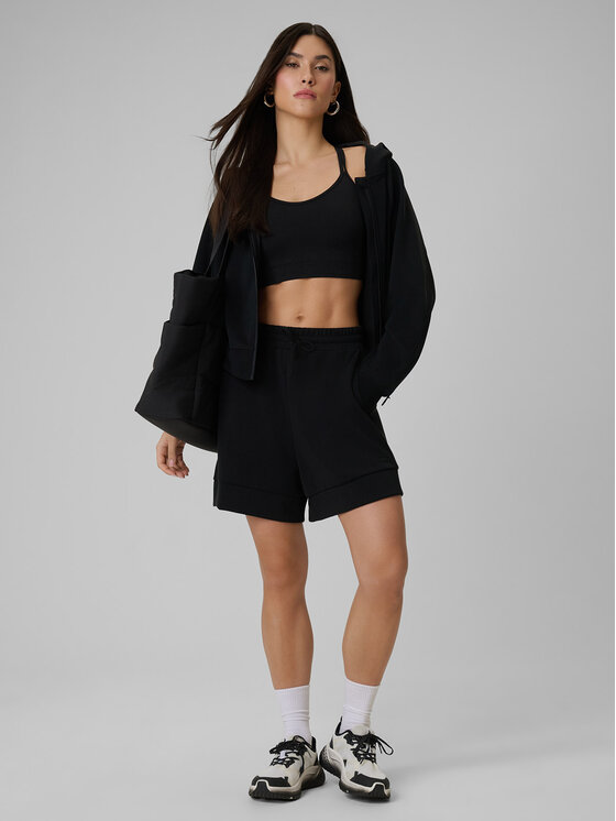 4F 4F Szorty sportowe SPORTS CLUB Czarny Regular Fit