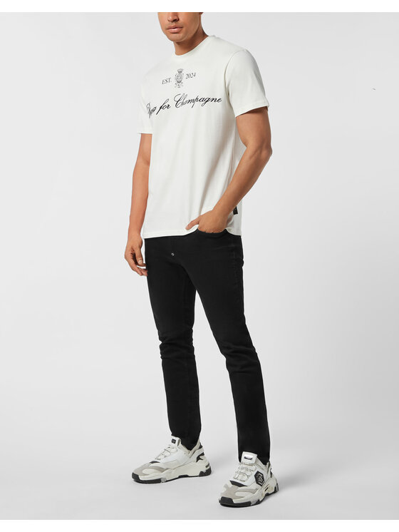 PHILIPP PLEIN PHILIPP PLEIN T-shirt 26147 Bianco Regular Fit