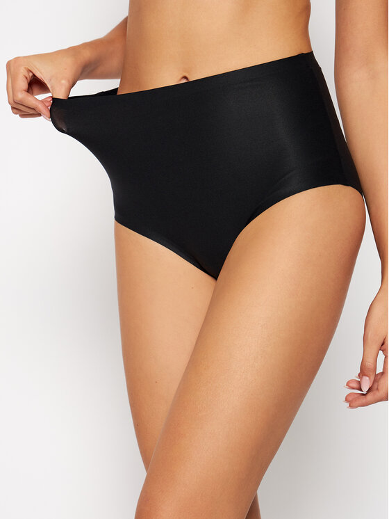 Chantelle Chantelle Mutande classiche a vita alta Soft Stretch Plus Size C11370 Nero