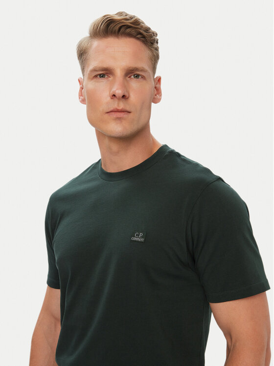 C.P. Company C.P. Company Tricou 21CMTS726A005100W Verde Regular Fit