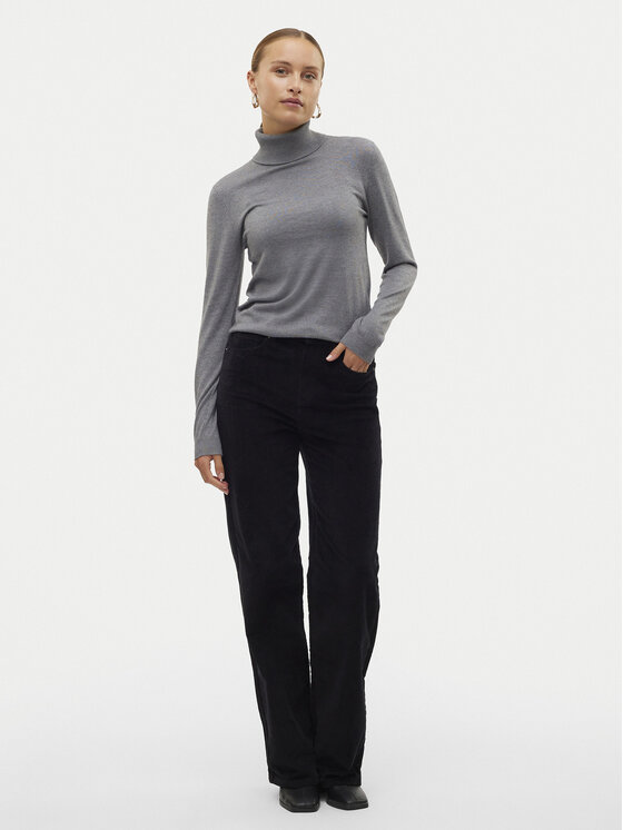Vero Moda Vero Moda Rolák Iris 10320450 Sivá Slim Fit