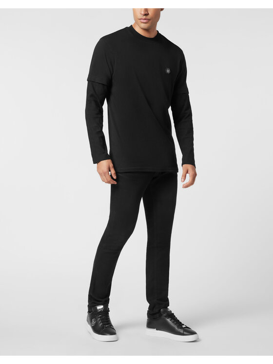 PHILIPP PLEIN PHILIPP PLEIN Tričko 26197 Čierna Regular Fit