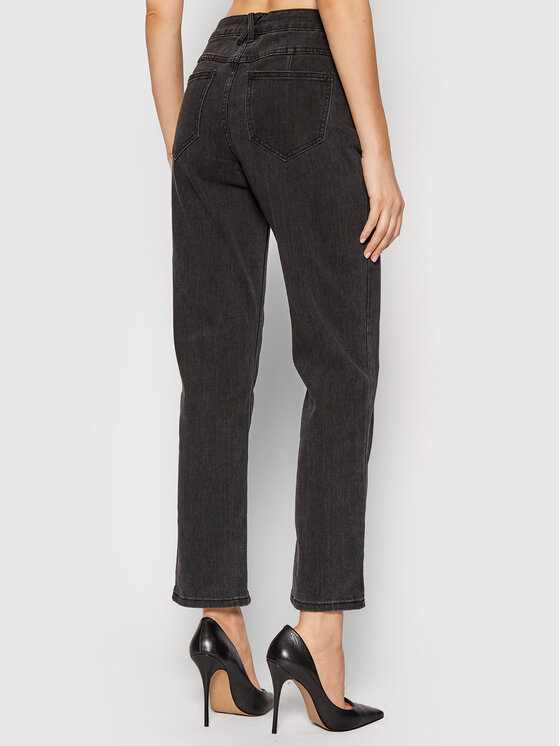 Vila Vila Jeans Janis 14068572 Grigio Straight Fit