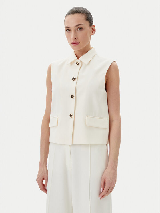 Herskind Herskind Prsluk 5533519(G) Bijela Regular Fit