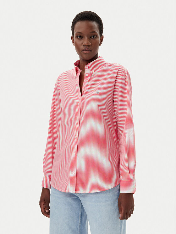 Tommy Jeans Tommy Jeans Košeľa DW0DW20290 Ružová Regular Fit