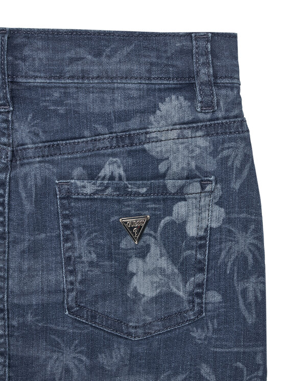 Guess Guess Spódnica jeansowa J5GD06 D52V0 Granatowy Regular Fit