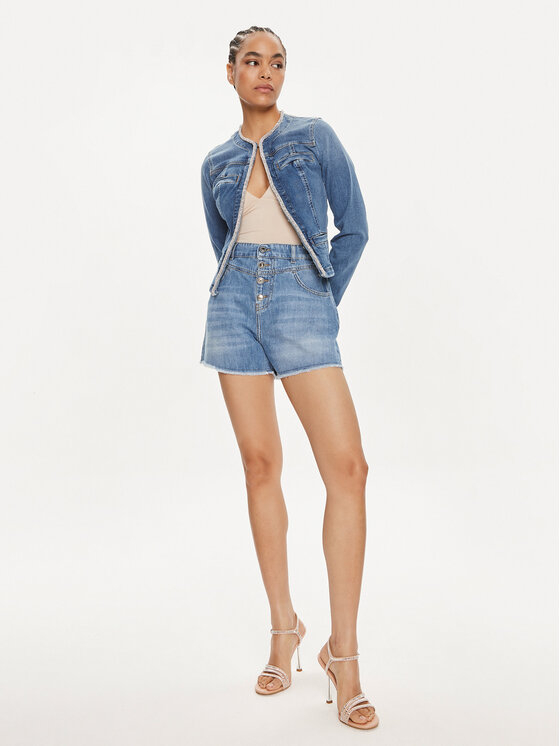 Liu Jo Liu Jo Džínové šortky UA4161 D4828 Modrá Relaxed Fit