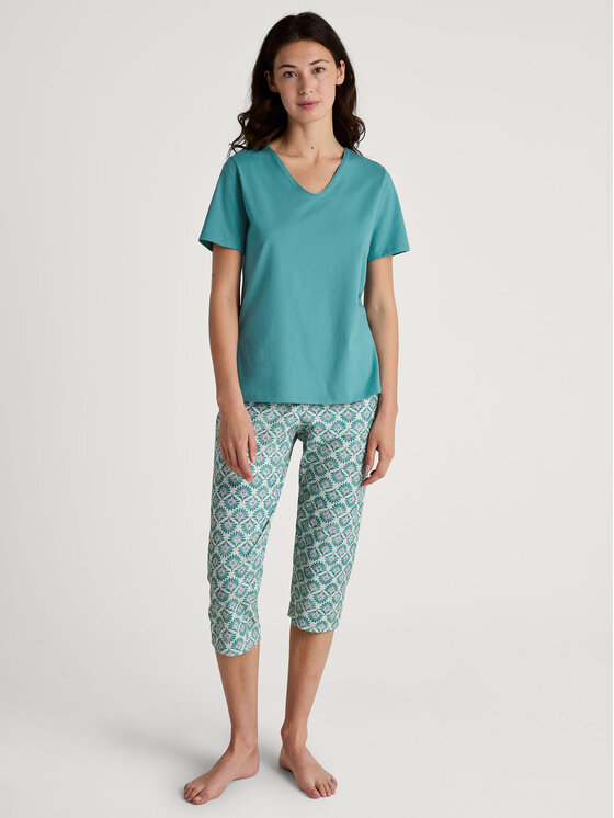 Calida Calida Pyžamový top 14995 Zelená Regular Fit